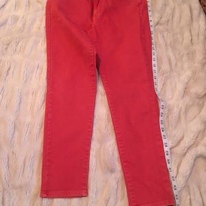 Ralph Lauren size 6 fall red jeans